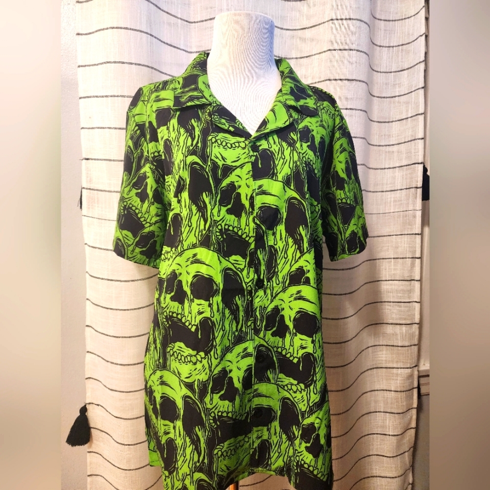 Green Skull Shirt